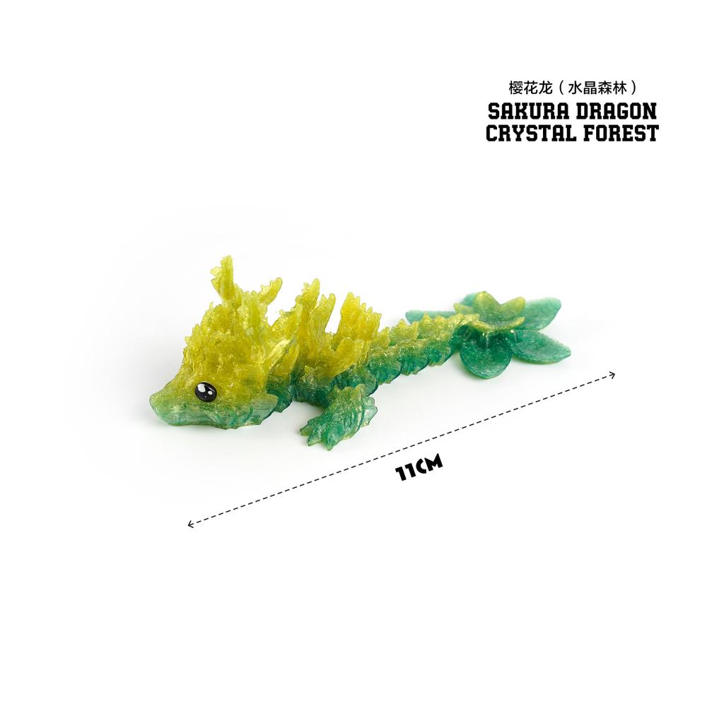 3D Printed Dragon Toys Colorful 3D Flexible Articulated Dragon Toy for Home Desk Decoration Stress Relief Toy for Kids & Adult