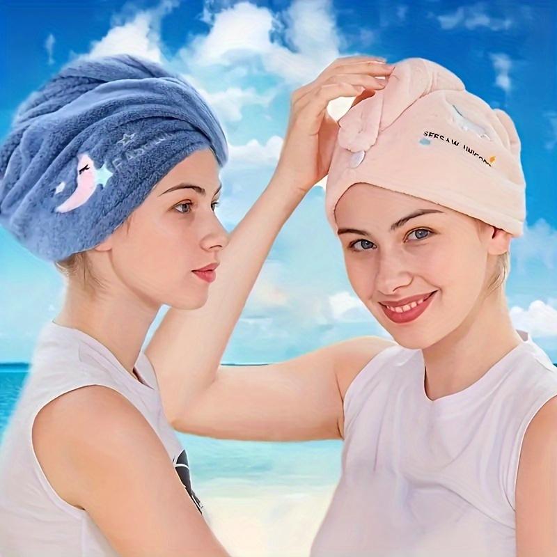 Dry Hair Cap Bath Cap with Water Absorption Fast Dry Hair Towel Being Soft Without Falling Hair Super Strong Water Absorption