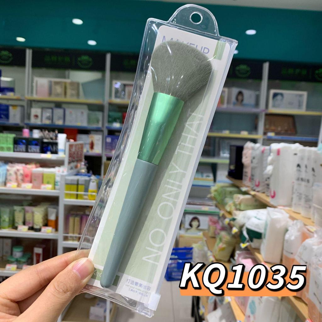 Keqi~Retractable Portable Makeup Brush Set: Highlight, Loose Powder, Eyebrow, Eyeshadow, Eyelash, Lip, and Blush Brushes.