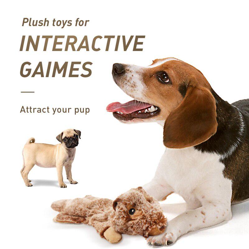 Dog Squeaky Toys No Stuffing, 5 Pack Dog Toys Crinkle Dog Toys For Small Dogs Durable Dog Chew Toys