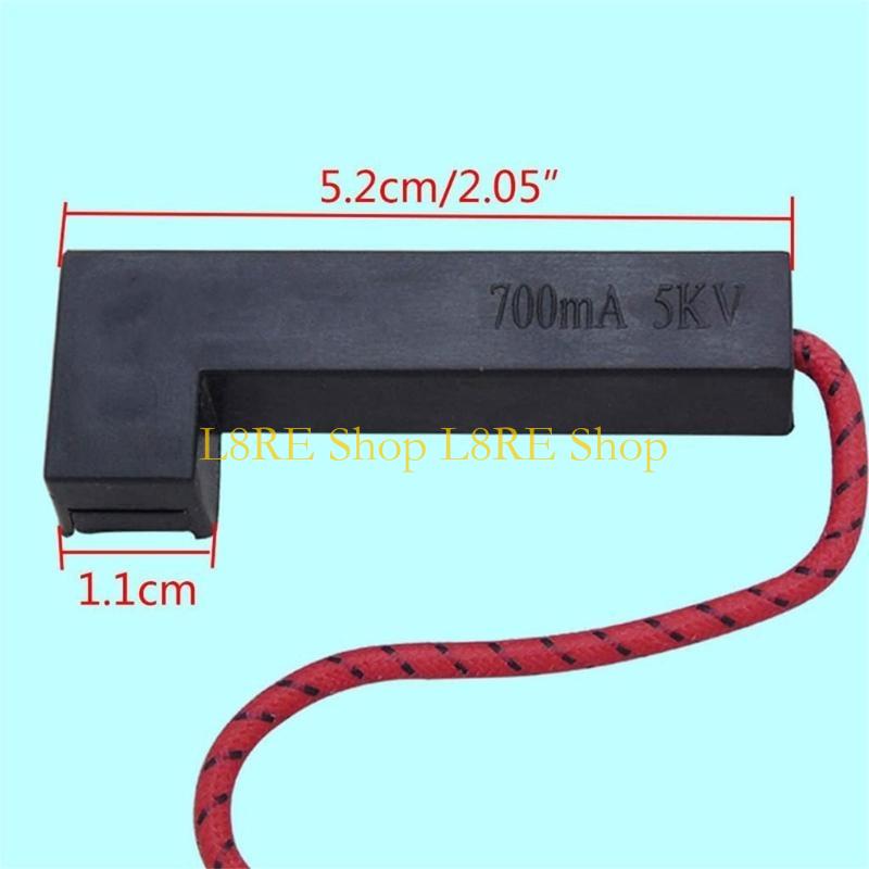 L8RE Pack of 10 Microwave Oven Fuses Microwave Oven Insurance Microwave Oven Accessory Plastic Texture Easy To Use Cable