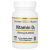 Vitamina D3, 125 mcg (5.000 UI), 90 capsule molli di gelatina di pesce