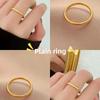 Elegant Heart Bow Titanium Steel Ring for Women Minimalist Round Circle Band Light Luxury Jewelry