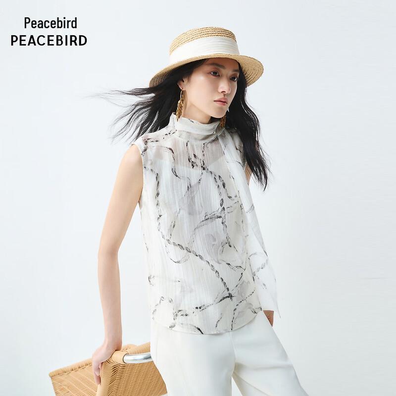 Peacebird Women's Tie-Neck Blend Top