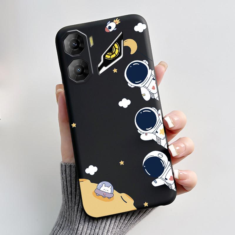 Custodia per Telefono Per ZTE Nubia Neo 3 5G Z2464N Custodia Estetica Moda Gatto Carino Cartone Animato Nero Morbido TPU Silicone Copertura Protettiva Completa