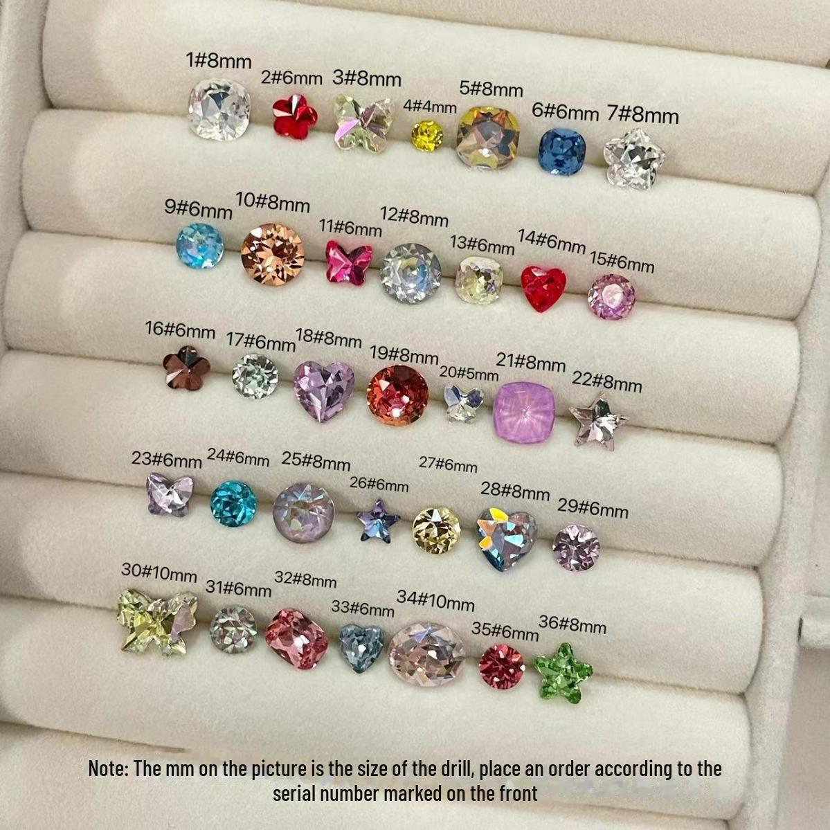 

Модные цветные серьги Hot Girl с уникальной формой бриллианта – универсальные и стильные серьги-гвоздики 1# 8mm (Single)