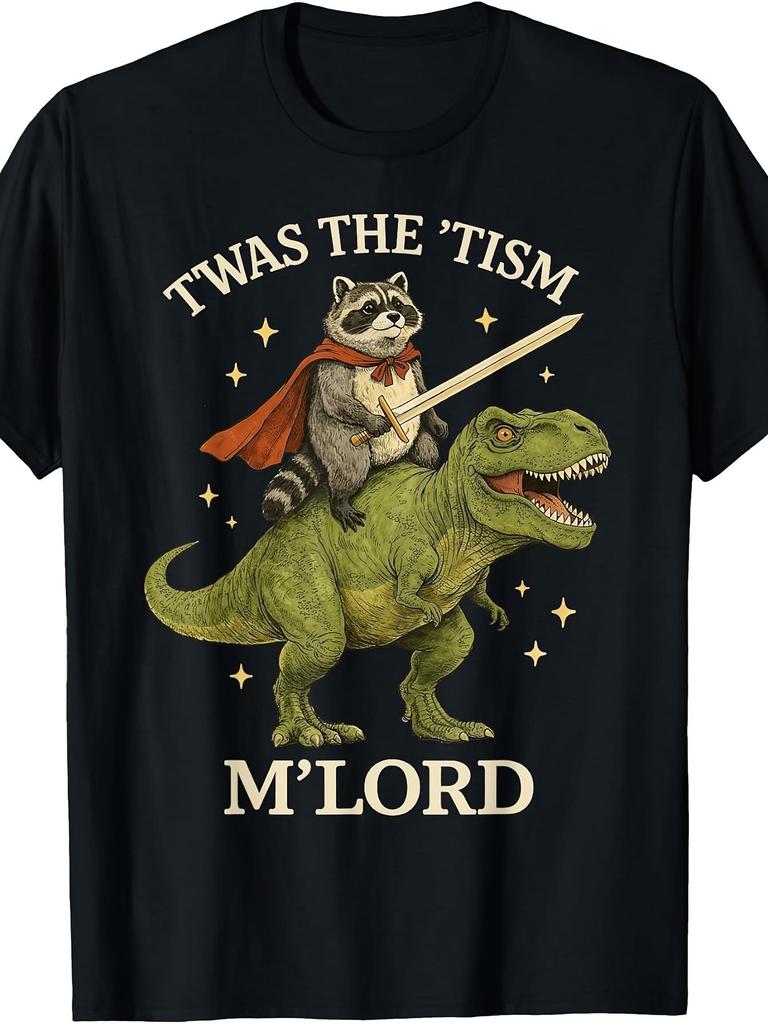 Unisex Dinosaur Print T-Shirt for Teenagers, Oversized Baggy Streetwear Short Sleeve Top, Vintage Y2K Hip Hop Summer Tee, Trendy Aesthetic Teen Outfit