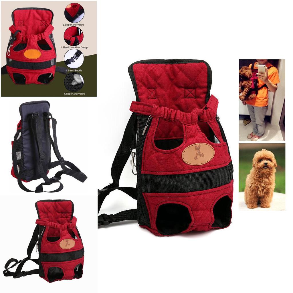 Oxford Cloth Dog Chest Shoulder Bag Pet Travel Backpack For Small Dogs
