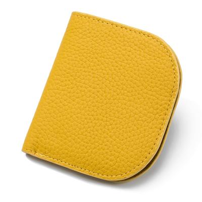 Semo1mus Mini Bifold Geldbörse für Echte Schlanke Mini Ohne Münzfach Karte Geschenk Ultradünn Damen, Kompakt, Leder, Geldbörse, Faltbar, Geldbörse, Fächer,
