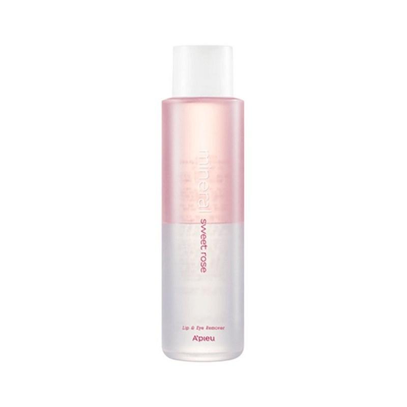 Apieu Mineral Lip & Eye Remover Large Size Sweet Rose 250ml Sweet and Subtle, 1 pcs