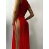 Women S Solid Color Three Piece Bikini Cover Up Beach Dress Set