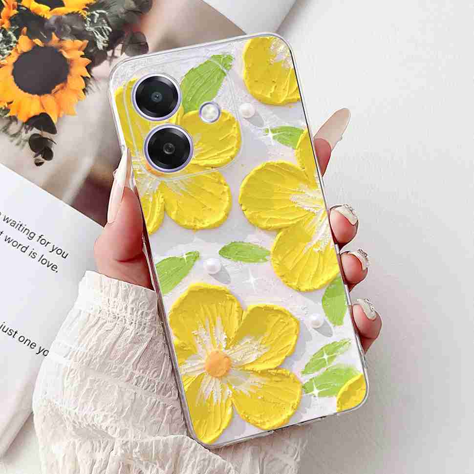 For Oppo A3 4G CPH2669 Funda Popular Painted Soft Silicone Phone Case For Oppo A3X A3 X 5G CPH2681 Back Cover Casing