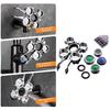 Faucet Aerator with Removal Wrench Tool Water Saving Flows Restrictors Tap Bubblers for Bathroom or Kitchen Sink