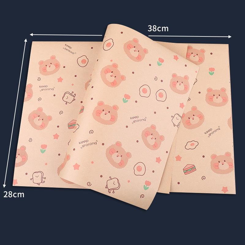 

Маслостойкий противень для хлеба и бумага для выпечки Greedy Bear Kraft Paper [50 sheets]