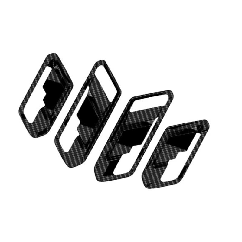 For Chevrolet Colorado  2024 ABS Black Inner  Door handle Bowl Cover Trim Interior Decoration Mouldings interior Accessories