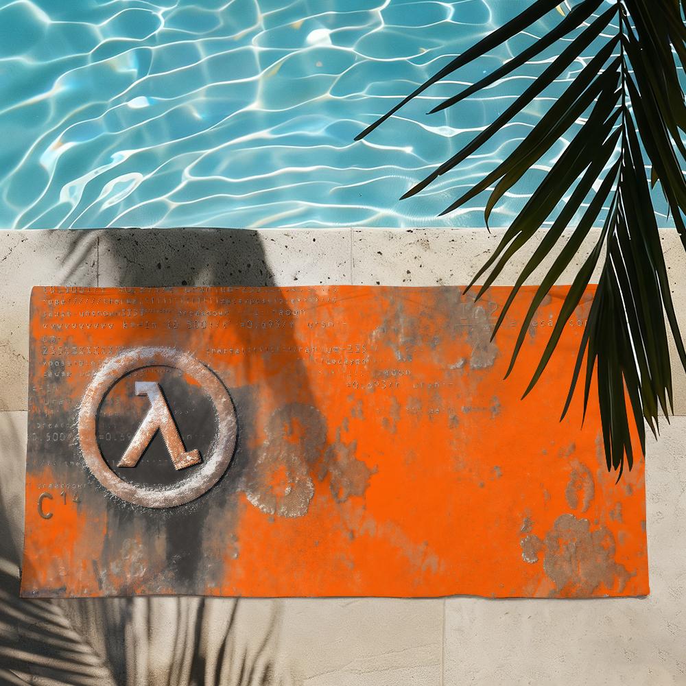 Vedio Game H-Half-Life Towel Quick Drying Beach Towels Are Suitable For Swimming Pools Camping Yoga And The Gym