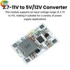 DC-DC Converter Boost Module Step-Up Module 2.7-11V To 5V/12V 10A Mini Step-Up Board with Short-Circuit Protection
