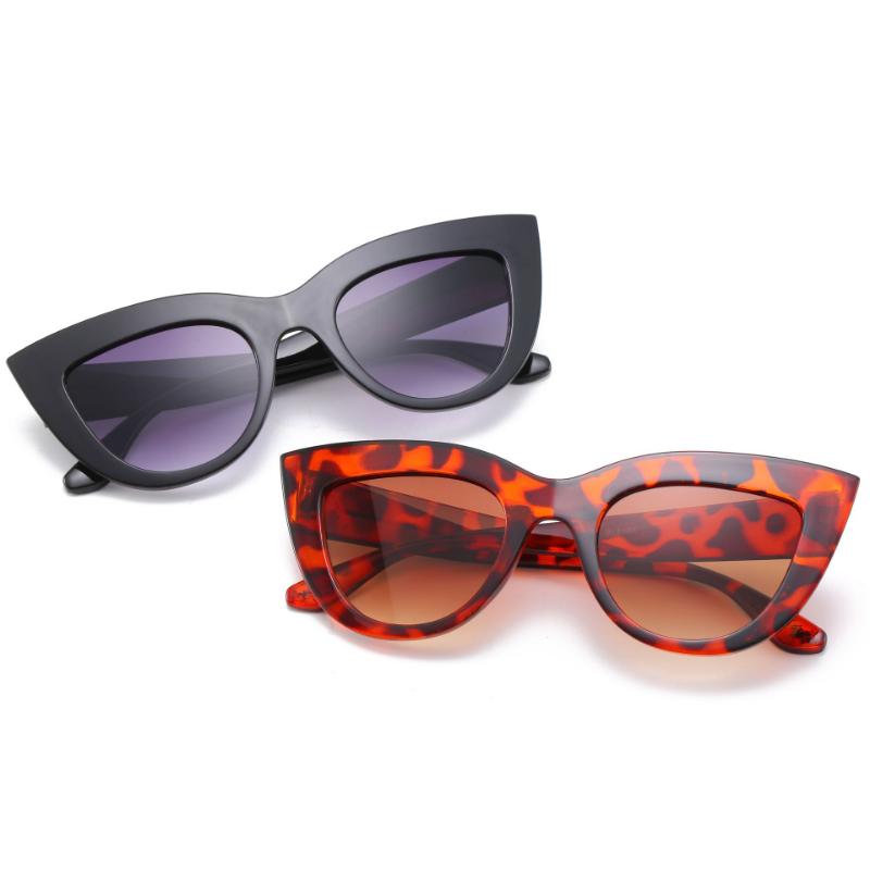 New Large Frame Cat Eye Sunglasses Women Vintage Classic UV400 Protection Outdoor Travel Sun Glasses Fashion Eyewear