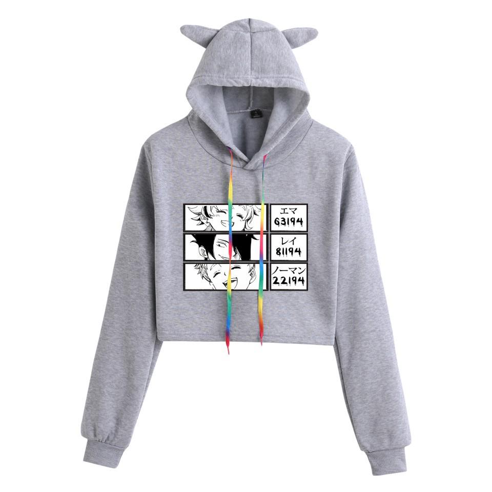 Anime "The Promised Neverland" Women's Hooded Long Sleeve Hoodie