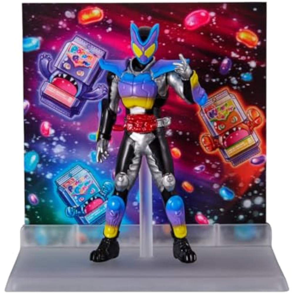 Bandai (BANDAI) MICRO STATUE COLLECTION Kamen Rider (8 Pack) Food Toy Chewing Gum (Kamen Rider Se...