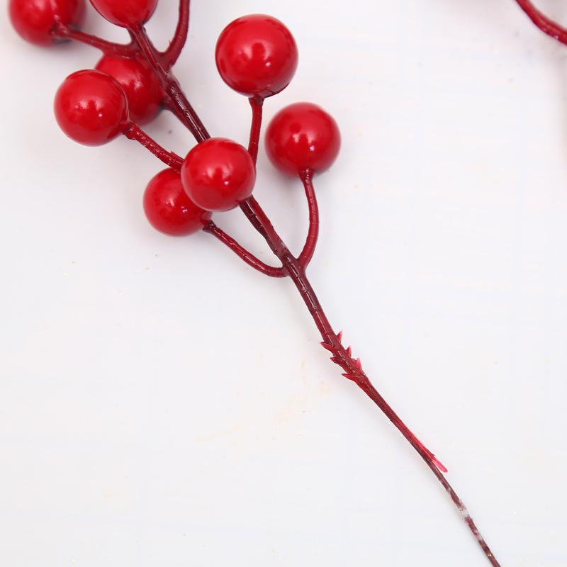 Christmas Tree & Wreath Decorations with Red Berry Sprigs