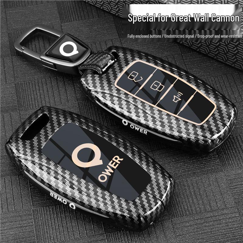 Key Cover for 2021-2025 Great Wall Poer Pickup Truck & Commercial Passenger Versions with Metal Buckle.
