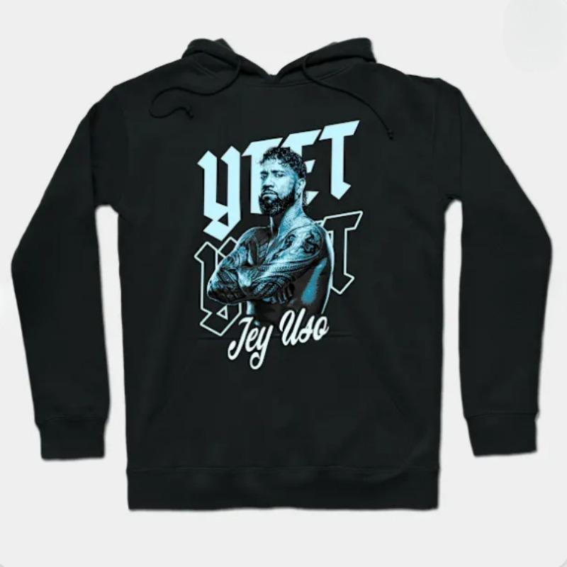 Jey Uso Yeet Hoodie Merch Women Men Streetwear Sweatshirt Fashion Trendy Hoodie Tee y2k Top mens clothing Gifts For Jey Uso Fans