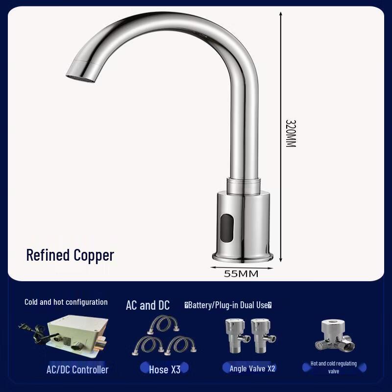 Smart Automatic Sensor Kitchen Faucet