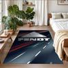 Fendt Print Crystal Velvet Plush Rug Wear?Resistant Anti?Slip Floor Mat For Indoor Household Decoration