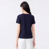 5+ Women's Fake Two-Piece Slim Fit Short Sleeve T-Shirt