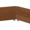 Vidaxl Raised Planter, Hexagonal, Brown, 160X160 Cm, Pine