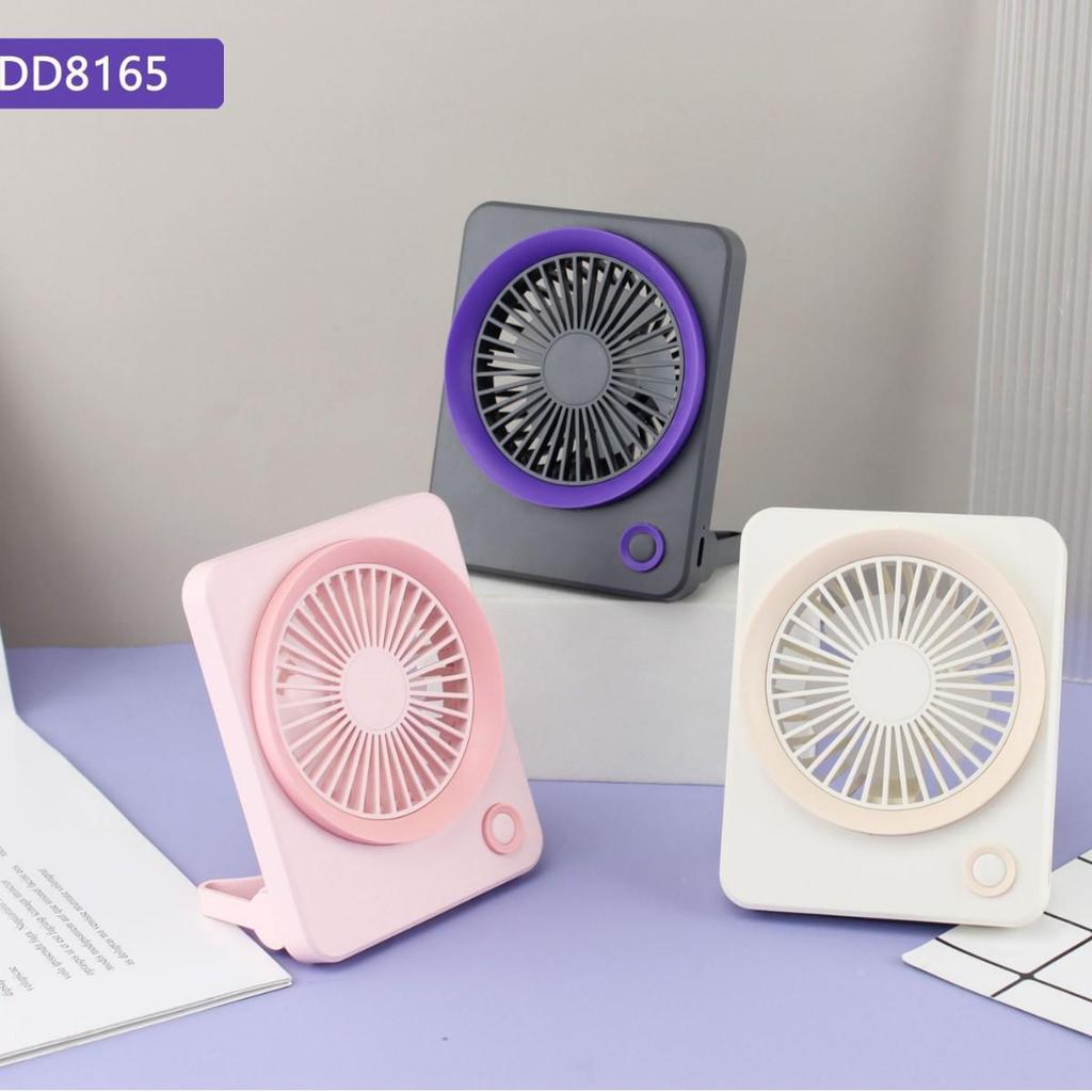 Portable USB Mini Desktop Fan for Home or Dorm - Large Airflow
