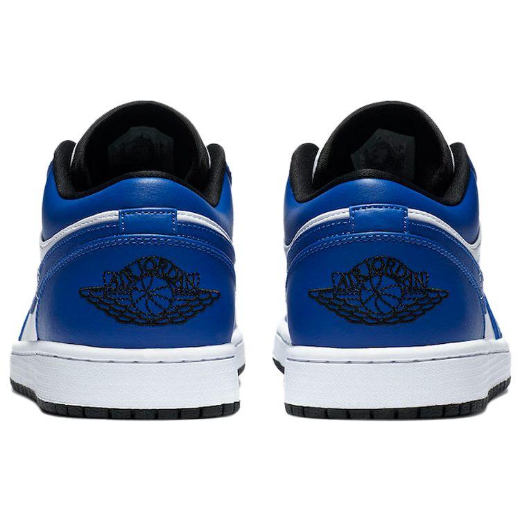 Air Jordan 1 Low Game Royal Unisex Sneakers Blue White Black 553558-124