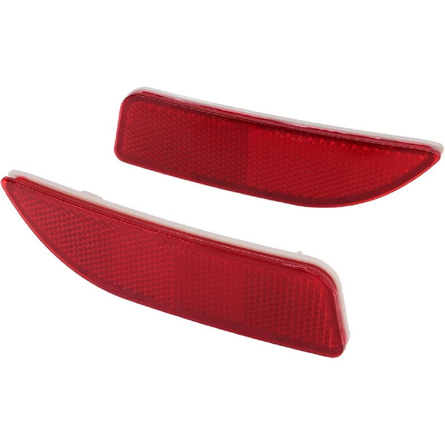 EVGATSAUTO Bumper Reflector Light, 2x Rear Bumper Lamp Reflector Light 8191002130 Rear Left and Right For Corolla 2011 2012 2013