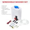 Replacement Windshield Washer Reservoir Pump Bottle Kit Universal Car Accessory