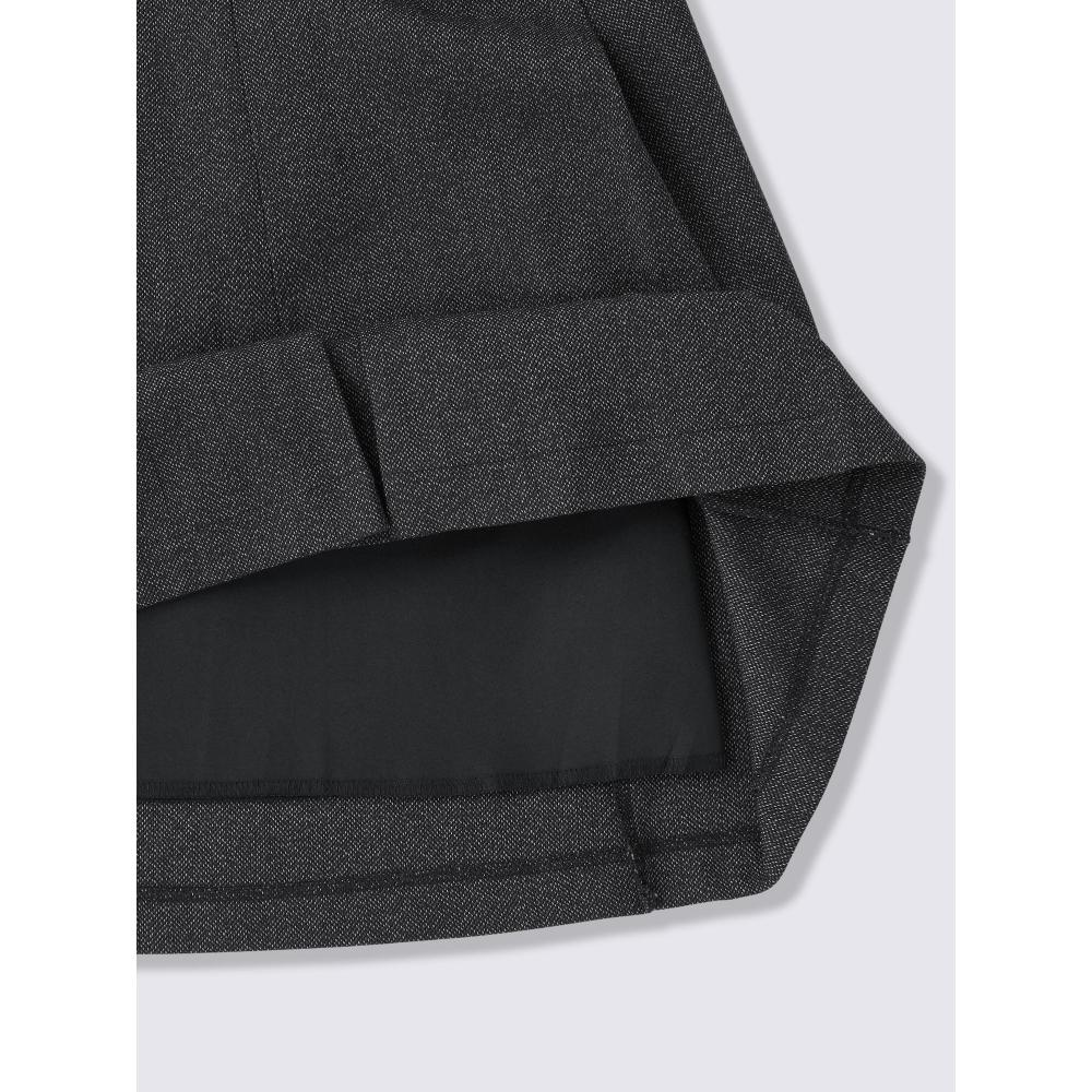 Gu By Uniqlo Box Pleated Skirt  Tweedy  Mn