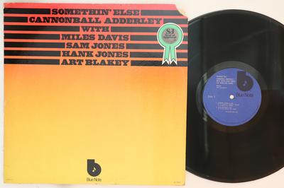 LP Record CANNONBALL ADDERLEY - Somethin' Else BNLA169F BLUE NOTE 1973 US Jazz Used