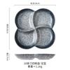 4Compartment Ceramic Divided Plate Portion Control Diet Tray Multi Grid Fruit Breakfast Dish Household Tableware Serving Platter