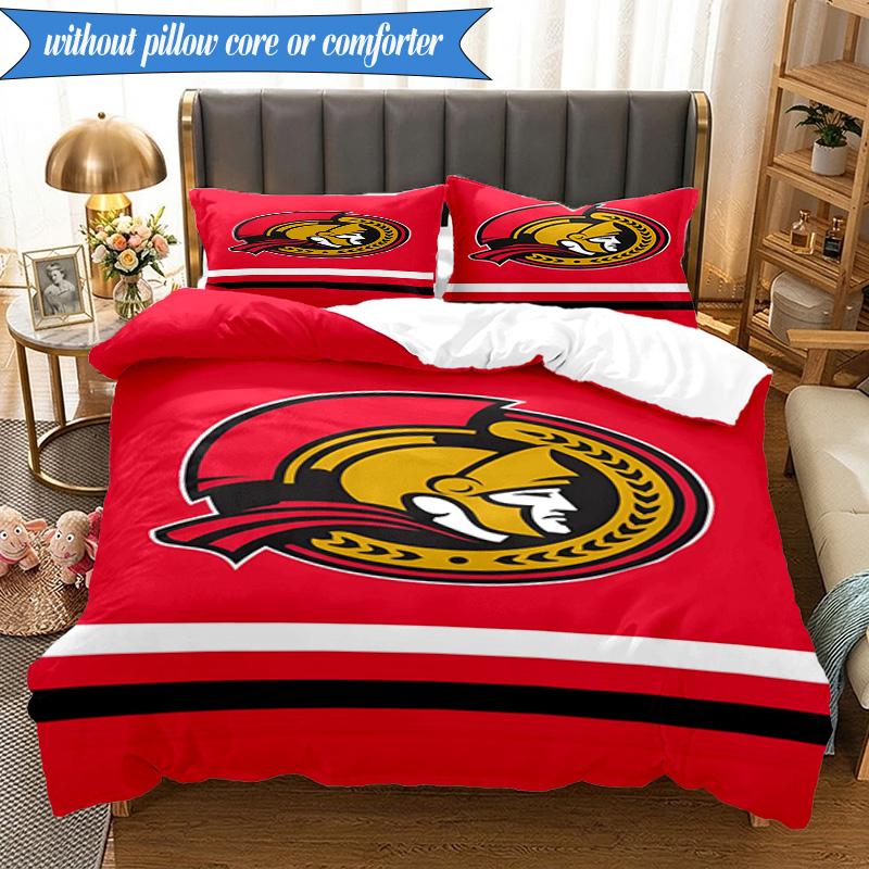 3PCS Senators Heritage Bedding Set,Including 1pc Duvet Cover And 2pcs Pillowcases Perfect for Bedroom, Dormitory, Fan Christmas gift