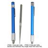 Multifunctional 400 Mesh Fishing Hook Double-Headed File Diamond Pens Shaped Knife Sharpener for Outdoor Fishing