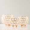 Wedding Props Crystal Balls Romantic and Creative Desktop Decorations Retro Hollowed Out Candle Holders Iron Candle Cups