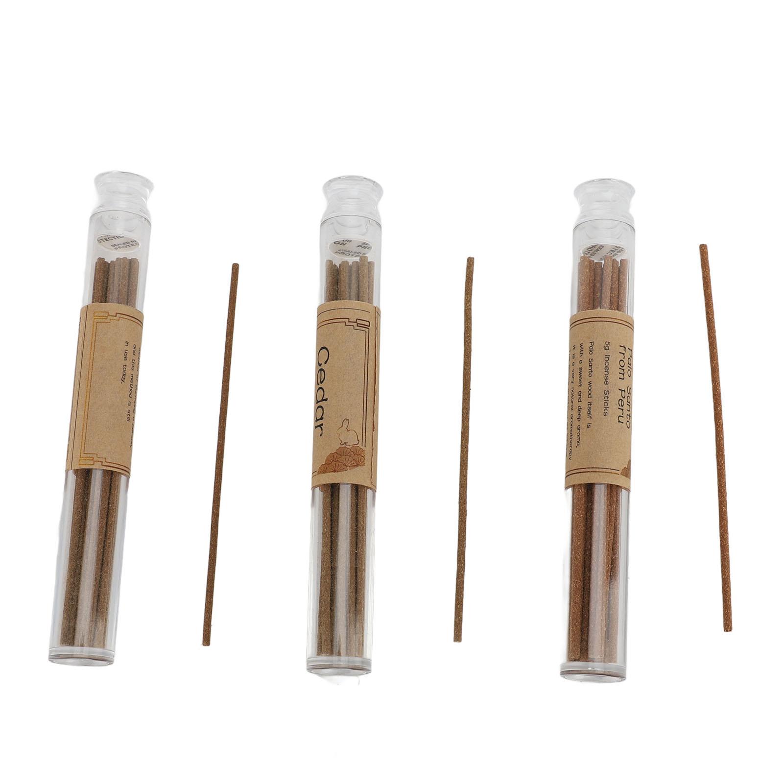 

60 шт. ароматических палочек белого шалфея и кедра Пало Санто, различные ароматические палочки для медитации и йоги