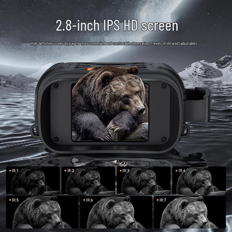 2.8-Inch Display Binoculars with 2MP HD Infrared Night Vision