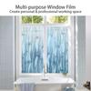 3D Matte Window Film Privacy Self Adhesive Frosted Vinyl Glass Film Stained Window Sticker Decorative Window Clings for Home
