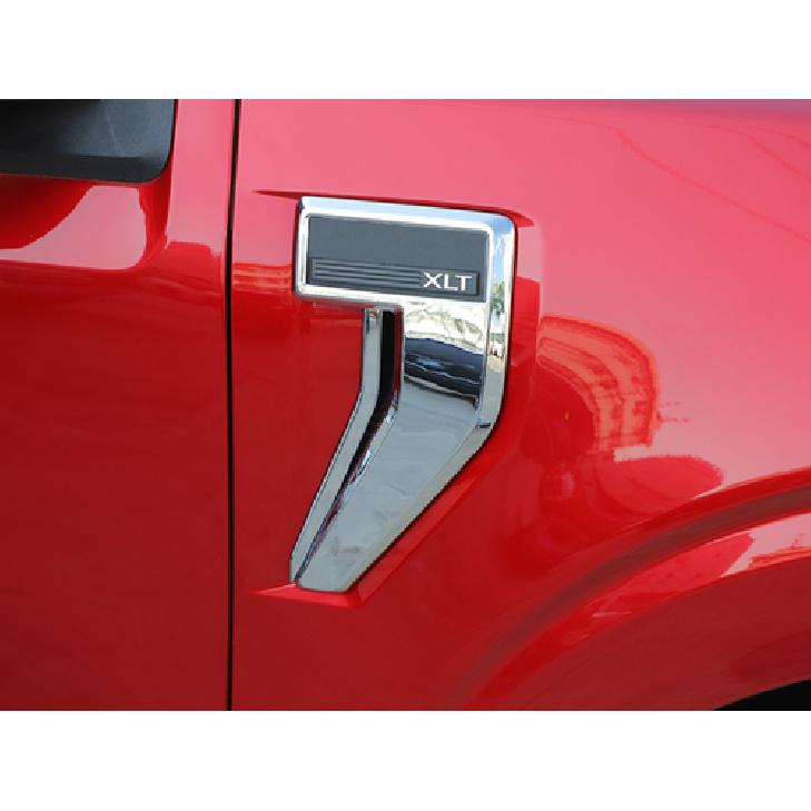 ABS Chrome Side Fender Decoration Frame Cover Trim For - Ford F150 2pcs
