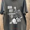 Joan Jett Blackhearts Tour 2025 Reprint Merch T Shirt An55385 Vintage Casual Stylish Designer Clothes Versatile