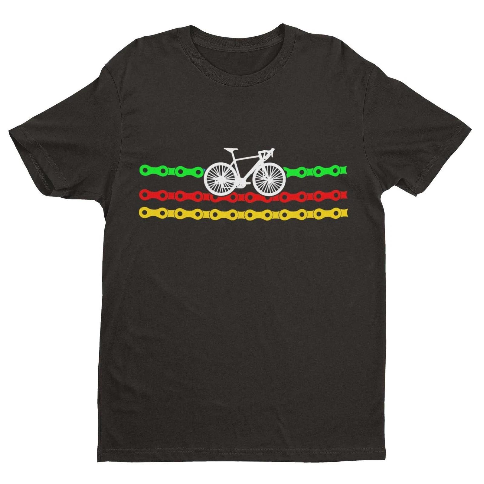 Cycling T Shirt Bike Chain Mechanics Gift For Cyclist Pedal Power Real Cyclist 2XL