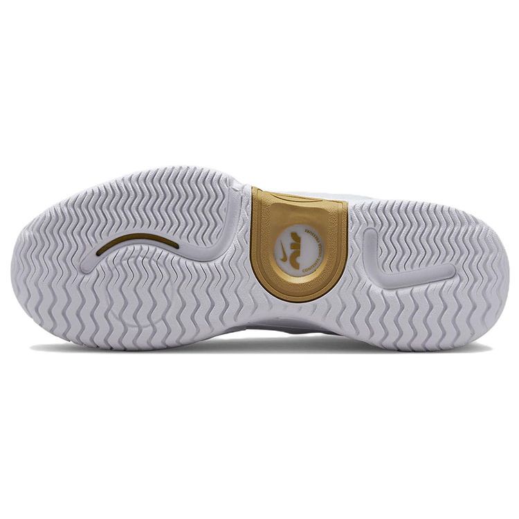 Nike Court Air Zoom GP Turbo Women White Metallic Gold DX0341-100