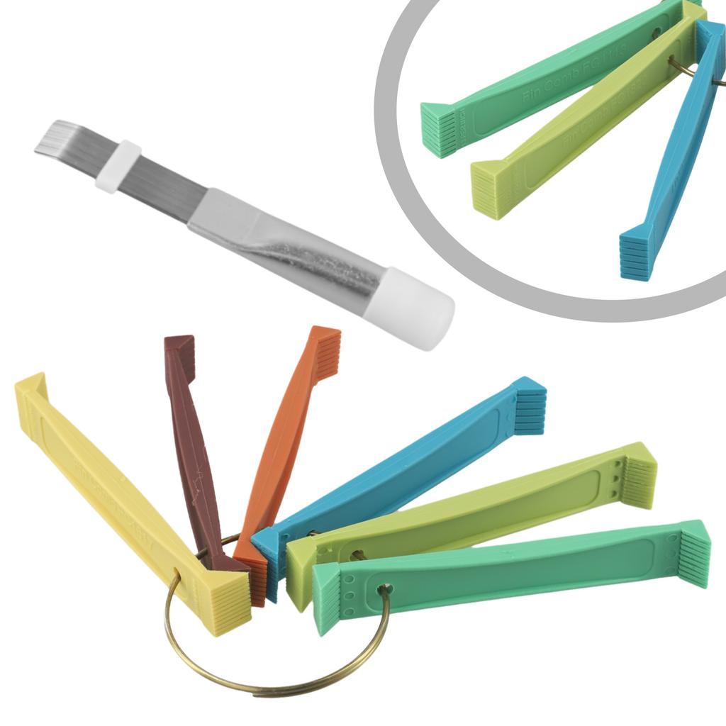 Air Conditioner Fin Cooler Repair Combs Household Plastic + Metal Solid Sturdy Tools Waterproof For Radiator 2pcs