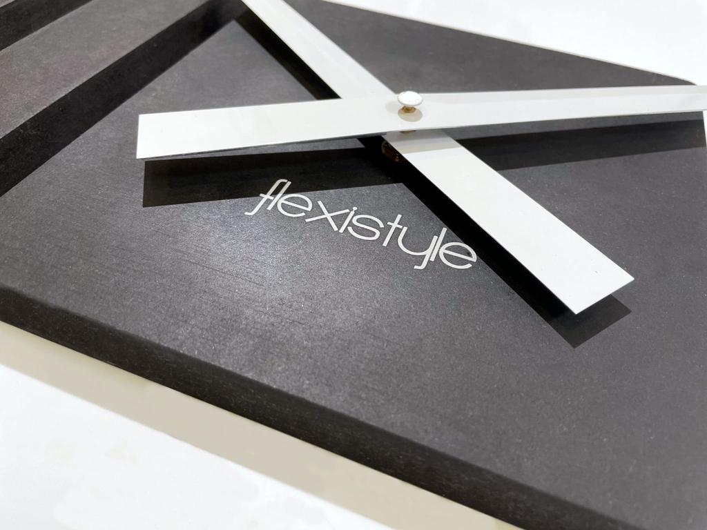 Stick-on Lamella Wall Clock 100cm